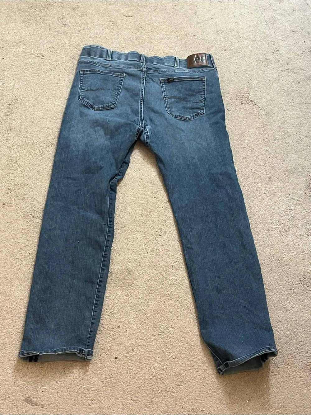 Lee Extreme Motion Men’s 38x32 Straight Fit Jeans Blue Denim